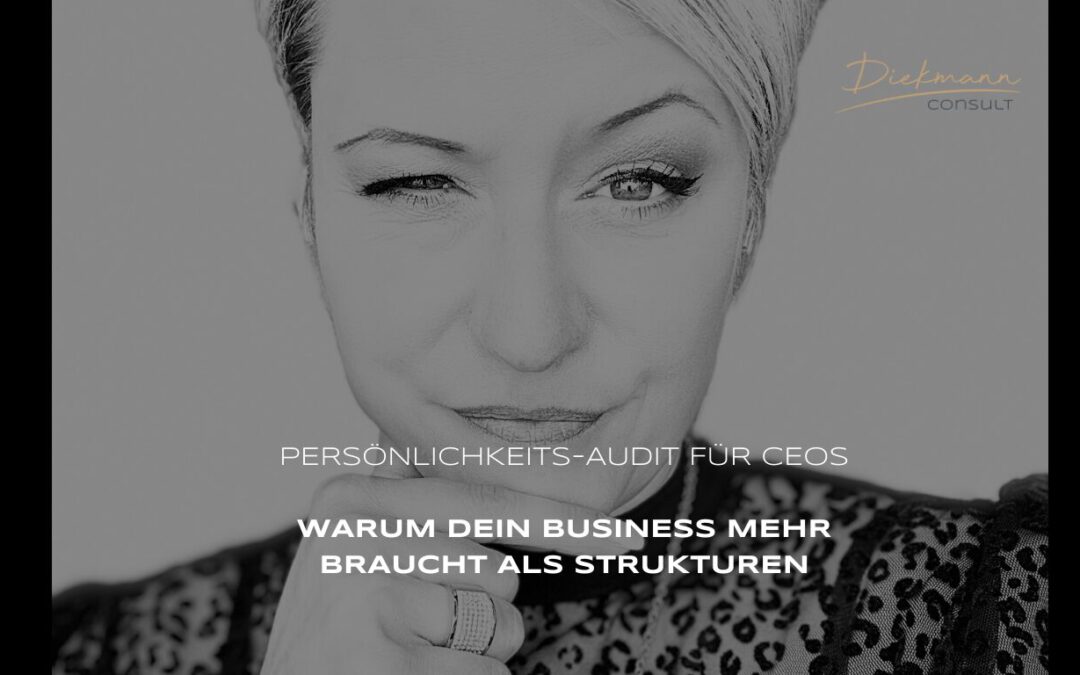 Persönlichkeits-Audit für CEOs: Warum dein Business mehr braucht als Strukturen